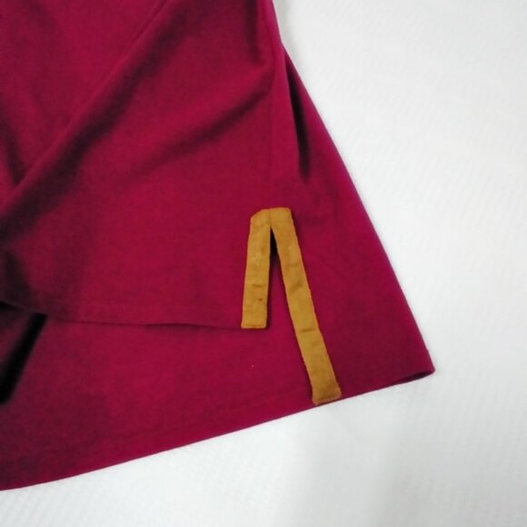 NWT Rafaella Burgundy Top size S - Picture 3 of 3